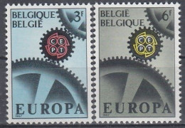 BELGIUM 1472-1473,unused,falc Hinged - 1967