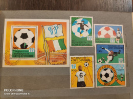 1978 Ivory Cost Football  (F10) - Côte D'Ivoire (1960-...)