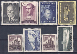 Österreich 1957 - Jahrgang Mit ANK-Nr. 1040 - 1147, MiNr. 1031 - 1039, Postfrisch ** / MNH - Ganze Jahrgänge
