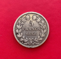 Bel écu En Argent De 5 Francs 1836 B Louis Philippe Ier - 5 Francs