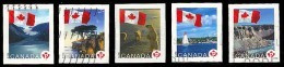 Canada (Scott No.2189-93 - Timbre Permanent / Permanant Stamps) (o) De Carnet / From Booklet - Oblitérés