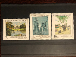 CZECH STAMPS 1997 YEAR SCOTT # 3028/3030 MNH  ART PAINTINGS - Ongebruikt