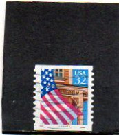 ETATS-UNIS   32 C   1996    Y&T : 2523   Roulette   N°44444A     Oblitéré - Coils (Plate Numbers)