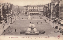 Bordeaux * Les Allées De Tourny , Vue Prise Du Grand Théâtre * Fontaine - Bordeaux