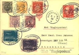 1938, GÖTEBURG - STOCKHOLM KOGLPOSTEN - Lettres & Documents