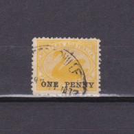 WESTERN AUSTRALIA 1912, SG# 172, 1d On 2d Yellow, Surch, Swan, Used - Usados