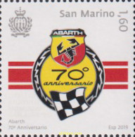 620498 MNH SAN MARINO 2019 70 ANIVERSARIO DE LA SOCIEDAD ABARTH - Ungebraucht