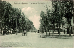 MOÇAMBIQUE - LOURENÇO MARQUES - Avenida. D. Carlos - Mozambique