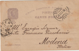 Portugal 1898 Postal Card India Centenary, Used, - Cartas & Documentos