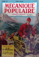 Mécanique Populaire N°77 Octobre 1952 - Science
