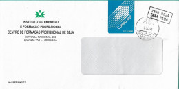 Portugal , 1999 , Beja Postmark , 7800 Taxa Paga , Correio Azul Label Mod. 521.01.9638 - Marcophilie