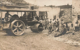 Rouleau à Vapeur , Cylindre , Cylindrage * Carte Photo * Guerre 14/18 War WW1 - Oorlog 1914-18