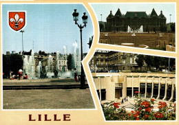 N°105289 -cpsm Lille -multivues- - Villeneuve D'Ascq