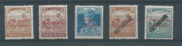 N° 4/5+25+27+30** - Unused Stamps