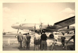 Aviation * Avion Aéroport * Photo 8.6x6cm - 1946-....: Modern Tijdperk