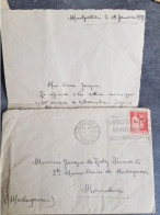 LAC MADAGASCAR MORONDAVA 1937 - Cartas & Documentos
