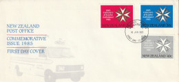 FDC - Nouvelle Zélande - N°886/8 (1985) Centenary Of St.John Ambulance - FDC