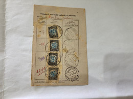 LOTTO N.4 MARCHE  DA BOLLO CASSA NAZIONALE DI MATERNITà 1927/1930. - Revenue Stamps