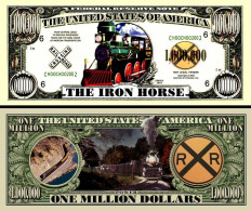 USA - FANTASY NOTE -  THE  IRON  HORSE  - UNC - Other & Unclassified