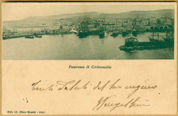 VXB118 - PANORAMA DI CIVITAVECCHIA - ROMA - 1900 CIRCA - Civitavecchia