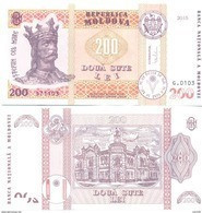 2017. Moldova, 200Leu/2015, UNC - Moldawien (Moldau)