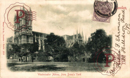 UK. LONDON. WESMINSTER ABBEY FROM DEAN'S YARD - Westminster Abbey