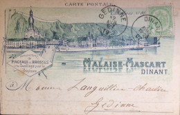 Dinant Malaise Mascart Manufacture De Pinceaux Et Brosses Outillage Pour Peinture 1907 Dufrane Friart Frameries - Dinant