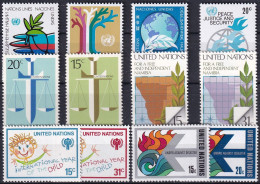 UNO NEW YORK 1979 Mi-Nr. 328-39 Kompletter Jahrgang/complete Year Set ** MNH - Unused Stamps