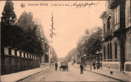 ! [59] Cpa Nord, Comines, La Rue De La Gare, 1906, Frankreich - Autres & Non Classés
