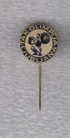 Pin Badge Weightlifting Club Olimpija Ljubljana Slovenia Yugoslavia - Halterofilia