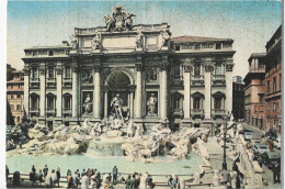 ITALY, ROME ,FOUNTAIN OF TREVI ARHITECTURE - Fontana Di Trevi