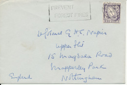 Ireland Cover Sent To England Dun Laoghaire 15-4-1965 Single Franked - Lettres & Documents