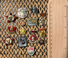 Russian Pins Lot Of 13 Pins Russia Moscow Lenin - Lots