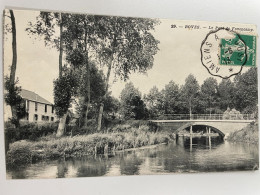CPA - 80 - BOVES - Le Pont De FOUENCAMP - N° 29 - Joli Cachet Convoyeur Amiens 1913 - Boves