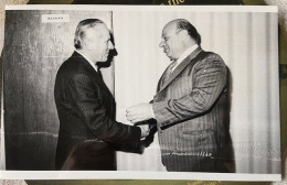 RAUF DENKTAS ,PRESIDENT OF NORTHERN CYPRUS ,TURKISH POLITICIAN ,RAUF DENKTAS,VINTAGE ORGINAL PHOTO - Chypre