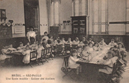 Sao Paulo - école Modèle - Goûter Des écoliers - Brésil Brazil - School - São Paulo