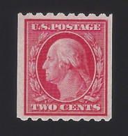 US #391 1910 Carmine Wmk 190 Perf 8.5 Horz MNH F-VF SCV $90 - Nuevos
