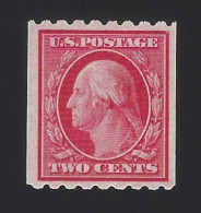 US #391 1910 Carmine Wmk 190 Perf 8.5 Horz MNH F-VF SCV $90 - Nuovi