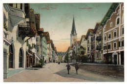 Autriche--KITZBUEHEL--Hauptstrasse (animée ).......colorisée ... - Kitzbühel