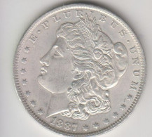 Stati Uniti, U.S.A. Dollar 1887 " O " ( Morgan Dollar ) Km # 110 Arg. 900% Spl/Fdc - 1878-1921: Morgan