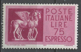 Italie - Italy - Italien Exprès 1958-76 Y&T N°EX43 - Michel N°EM1002 *** - 75l Arts étrusques - Posta Espressa/pneumatica