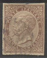 Italie - Italy - Italien Entier 1863-77 Y&T N°EP(1) - Michel N°GZS(?) (o) - 30c Victor Emmanuel II - Postwaardestukken