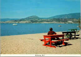 Canada British Columbia Kelowna Okanagan Lake Beach Scene - Kelowna