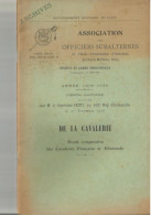 DE LA CAVALERIE : ETUDE COMPARATIVE DES CAVALERIE FRANCAISE ET ALLEMANDE - Otros & Sin Clasificación