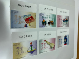 Hong Kong Stamp 2023 Toys Chess Rocket Robots Play Houses Alloy Toys Special - Unused Stamps