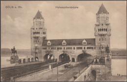 Allemagne, Carte Postale Hohenzollernbrücke, Pont Et Chemin De Fer - Kunstwerken