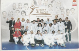 Equipe De FRANCE Féminine Médaille De Bronze Euro 2006 En Suéde - Pallamano