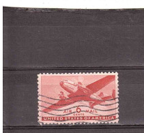 AIR MAIL 6 CENTS - 2a. 1941-1960 Afgestempeld