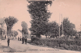 Champagney - La Gare - La Route Du Plancher  -  CPA°R - Champagney