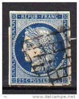 France Nº 4 A Oblitéré (º) - 1849-1850 Ceres